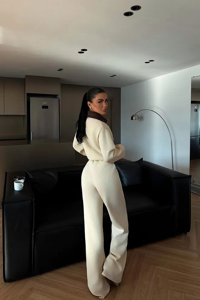 Cream Long-Sleeve Set - First Release