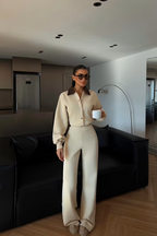 Cream Long-Sleeve Set - First Release